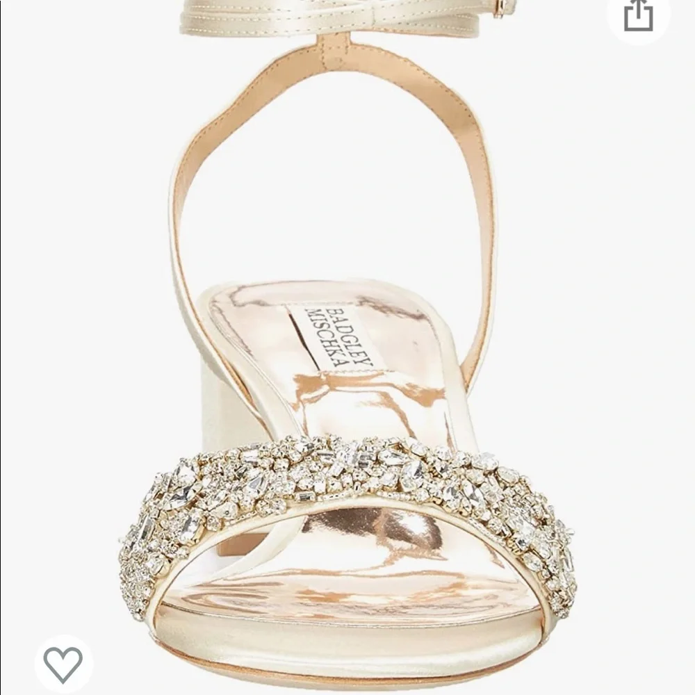 ✨ Badgley Mischka Jada Crystal Embellished Heel - Picture 2 of 7